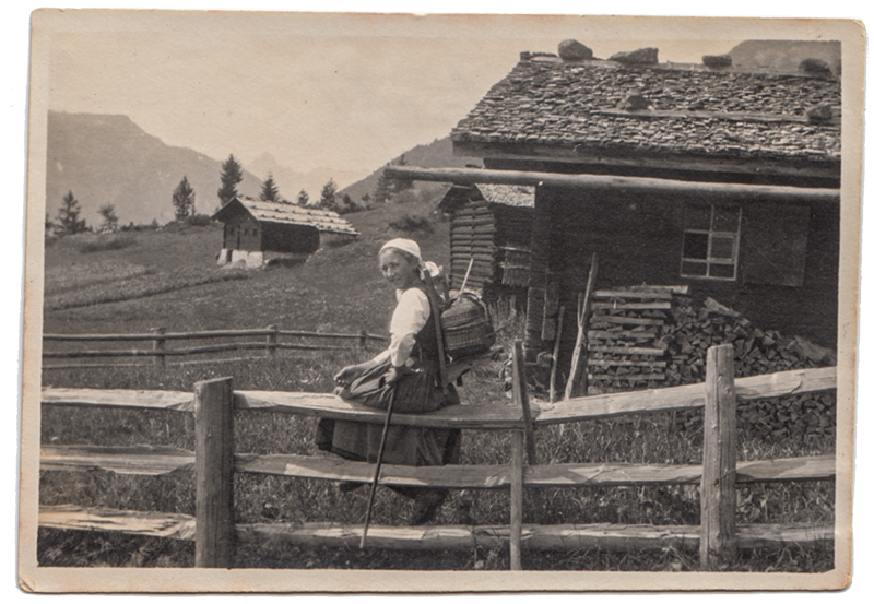 Muntafunr Maigi, Susanna Gavanesch auf dem Montiel, Montafon